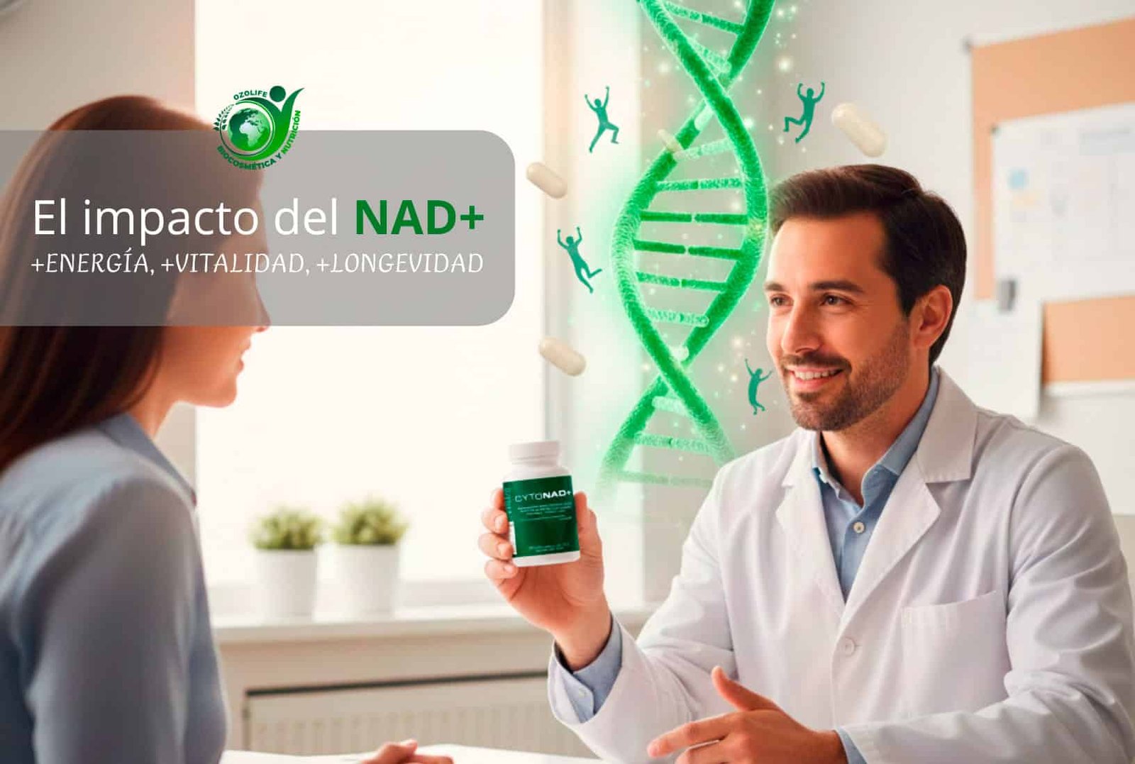 Lee más sobre el artículo NAD suplementos: 5 beneficios potentes